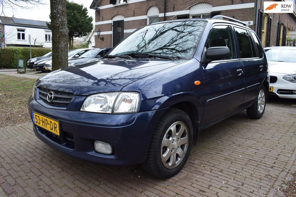 Mazda Demio 1.5 Exclusive Trekhaak, Voorwielaandrijving, 31 €/maand, Blauw, Bedrijf