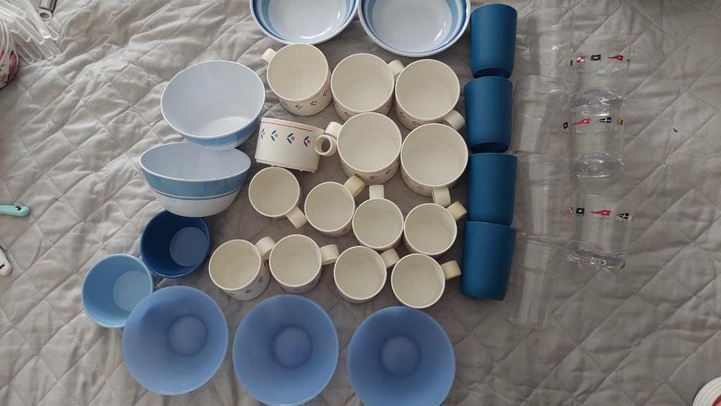 Camping servies, Caravans en Kamperen, Kampeeraccessoires, Ophalen of Verzenden