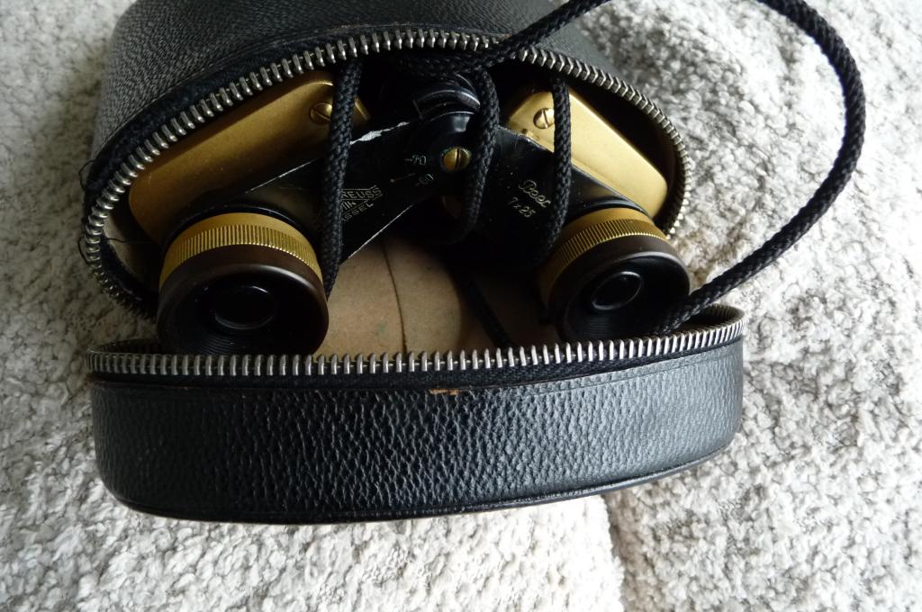 verrekijker goud hertel & reus kassel  model peer, Gebruikt, Minder dan 8x, Overige typen, Ophalen of Verzenden