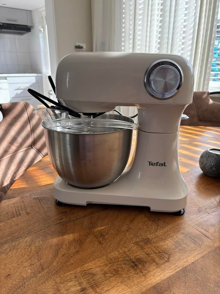 Tefal keukenmixer, 2 tot 3 liter, Ophalen of Verzenden, Gebruikt, 3 snelheden of meer