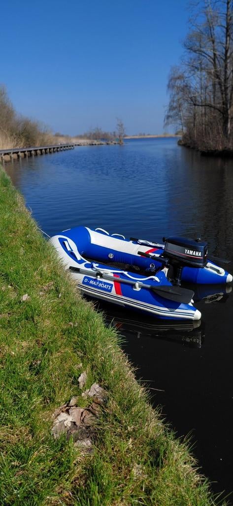 Rubberboot met 4pk yamaha, Ophalen, Zo goed als nieuw, Overige typen, Motorboot