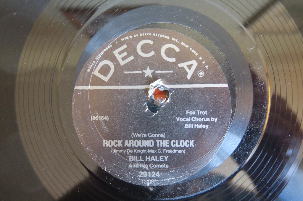 Bill Haley Rock around the clock 78 toeren 78rpm jukebox, Ophalen of Verzenden, Gebruikt, 10 inch, Rock-'n-Roll