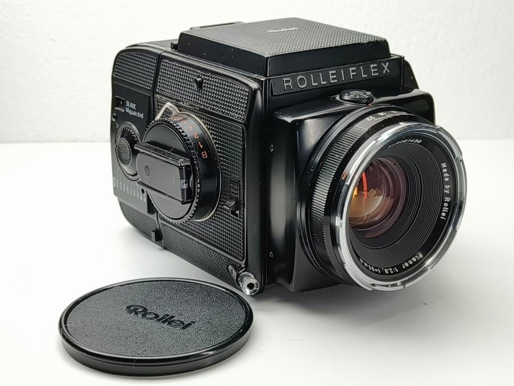 Rolleiflex SL-66E met 80mm f2.8 Planar, Audio, Tv en Foto, Fotocamera's Analoog, Ophalen of Verzenden, Zo goed als nieuw, Spiegelreflex