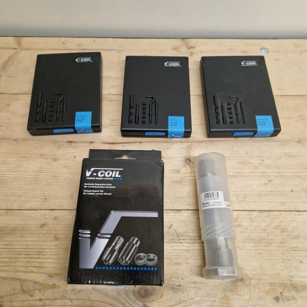 🛠 Nieuwe V-coil draad reparatie sets & grote M30 tap, Auto diversen, Autogereedschap, Ophalen of Verzenden, Nieuw