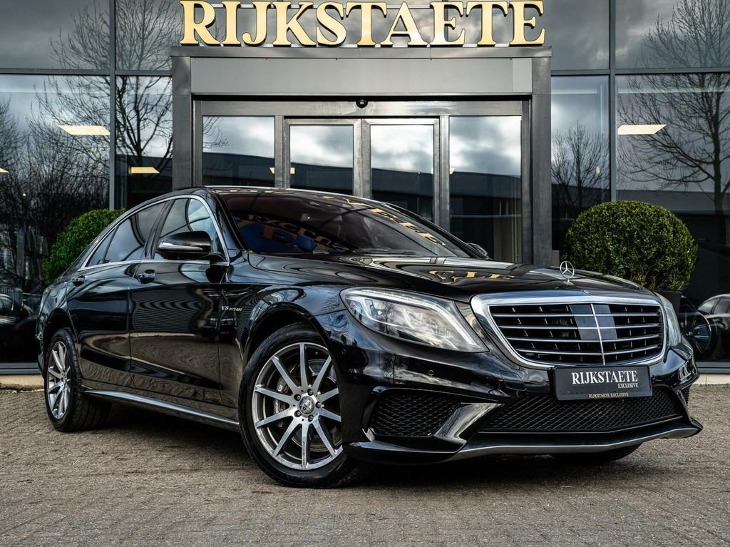 Mercedes S-klasse AMG S63 4Matic Lang|V8|BURMESTER|NIGHTVIS., Auto's, Automaat, 5461 cc, Gebruikt, Blauw