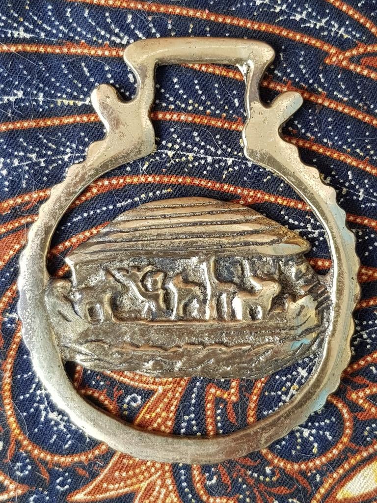 Ark van Noach zeldzaam antiek kleppermannetje uit Engeland.