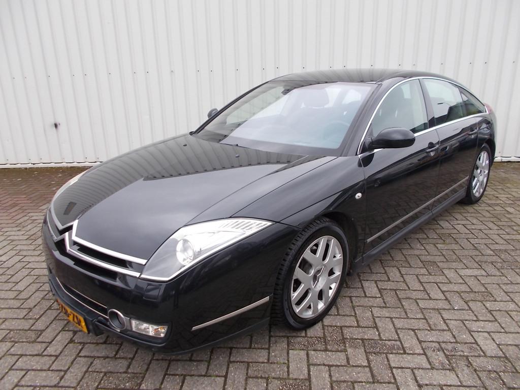 Citroën C6 2.7 HdiF V6 Lignage ( NW. APK KEURING BIJ VERKOO, Gebruikt, Zwart, C6, Zwart
