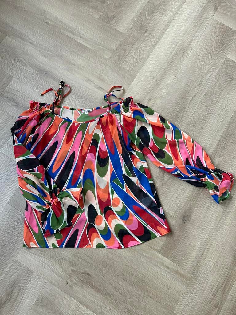 Prachige blouse Denny Rose, Ophalen of Verzenden, Zo goed als nieuw, Maat 38/40 (M), Roze