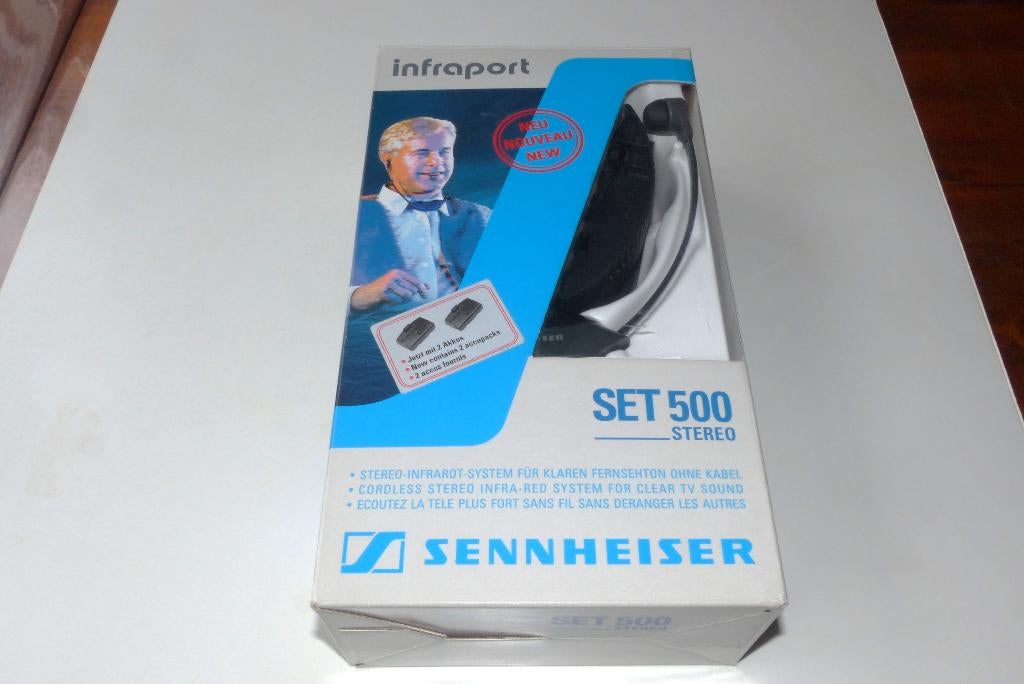 Sennheiser Set500 voor TV-gebruik., Ophalen of Verzenden, Gebruikt, Sennheiser, Draadloos