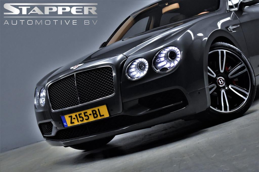 Bentley Flying Spur 4.0 V8 S 528pk Mulliner Dealer-OH Pano/N, Auto's, Automaat, Gebruikt, 4 stoelen, Lichtsensor