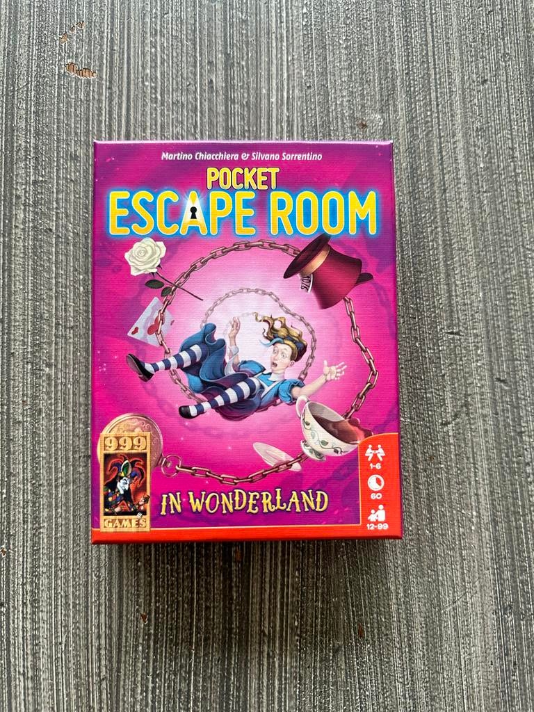 Pocket Escape Room: In Wonderland - Ontsnap uit Wonderland, Een of twee spelers, Ophalen of Verzenden, Nieuw