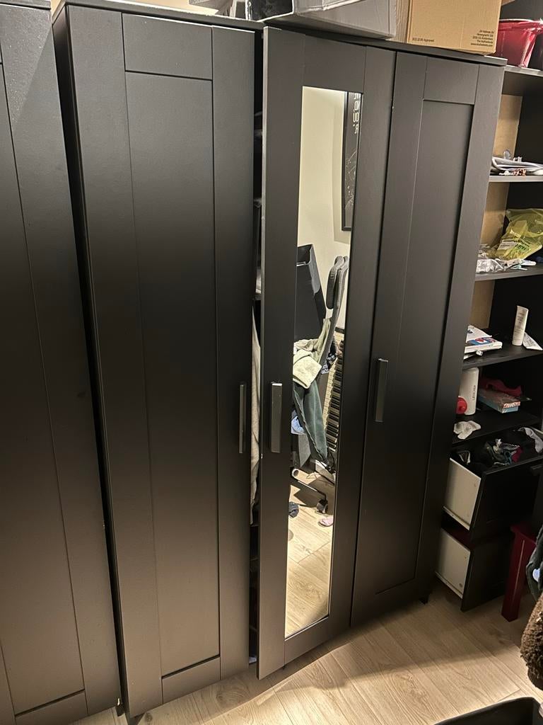 Ikea Brimneskast 3-deurs - Goede staat, Huis en Inrichting, Kasten | Kledingkasten, Gebruikt, 100 tot 150 cm, Ophalen of Verzenden