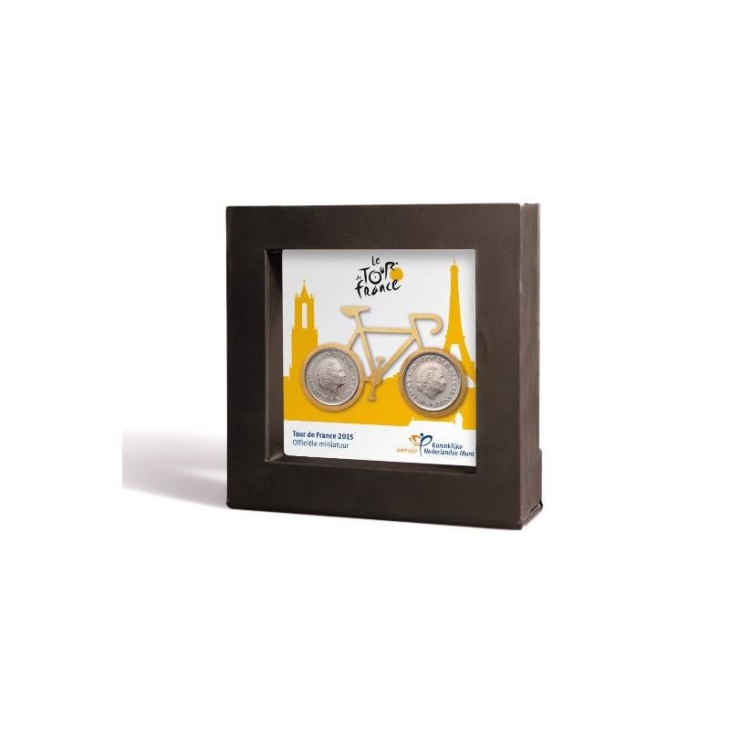 Nederland Tour de France 2015 Officiële miniatuur KNM 25 Cen, Ophalen of Verzenden, Koningin Juliana, 25 cent, Losse munt