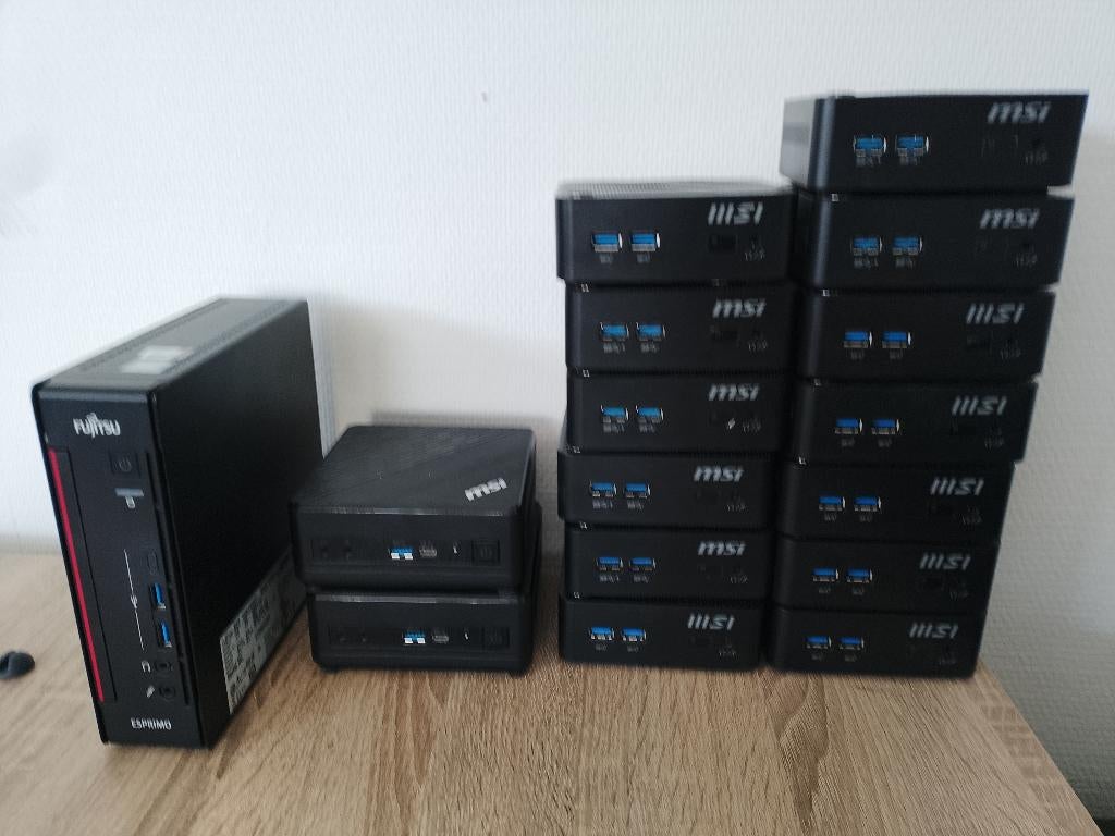 Diverse minipc's, desktops, laptops en Ipads, Computers en Software, Desktop Pc's, Ophalen of Verzenden, Gebruikt, Onbekend