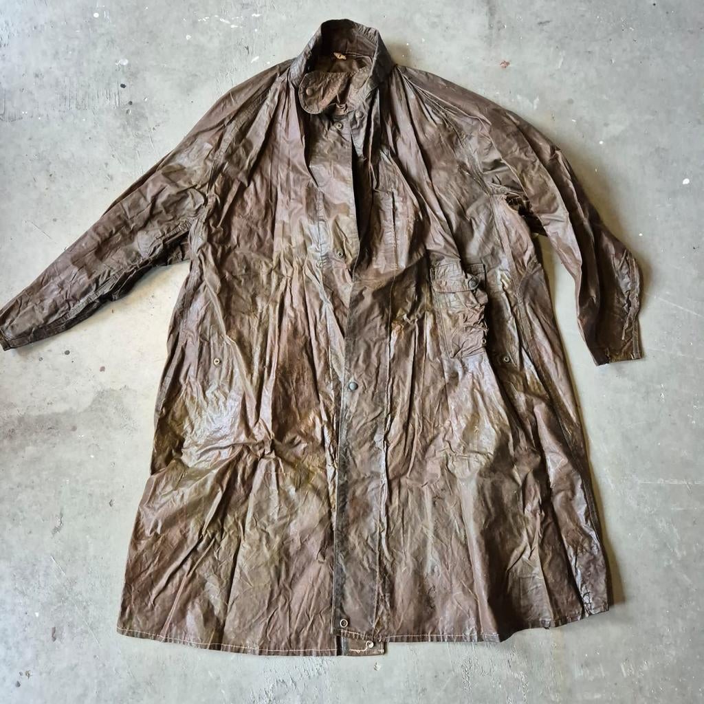 WW2 Canadese gascape 1943 gestempeld, Verzenden, Overige gebieden