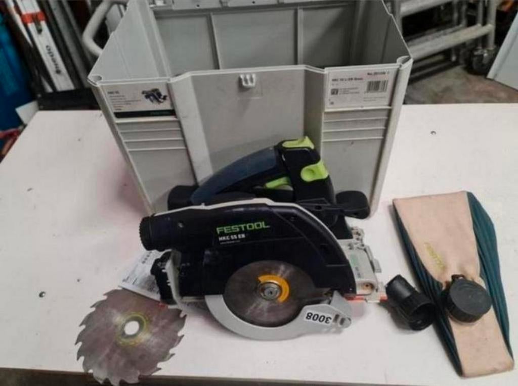 Festool HKC 55 EB-Basic 18V Li-Ion accu Pendelkapzaag, Nieuw, Ophalen of Verzenden, N.v.t, Festool
