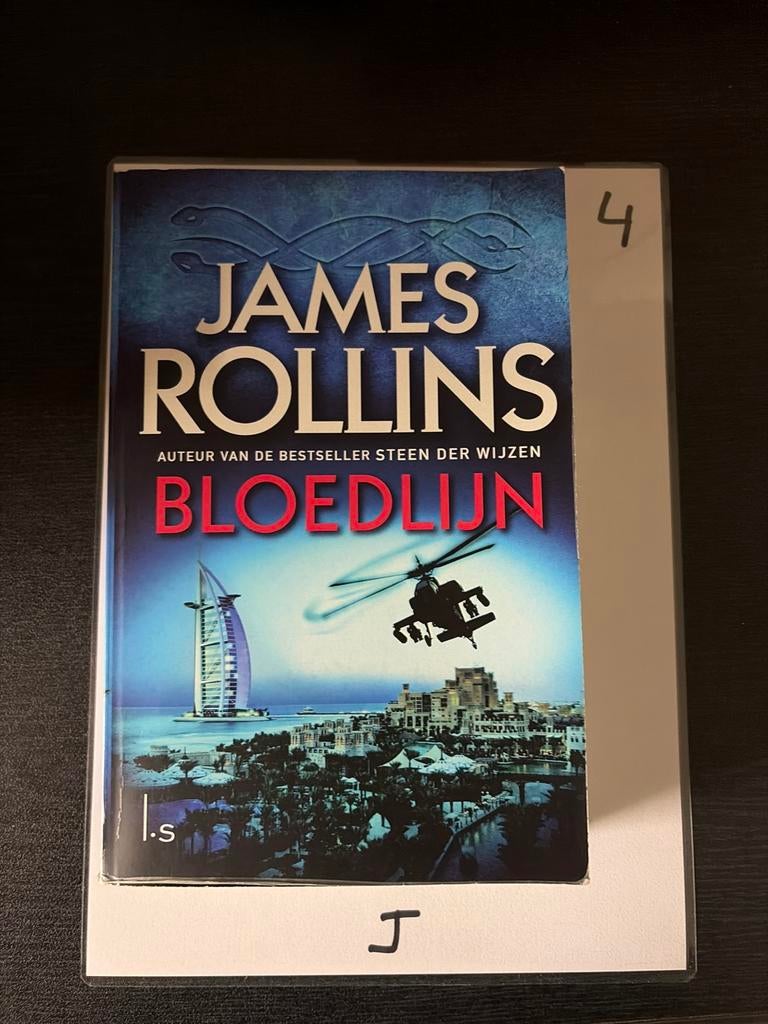 James Rollins - Bloedlijn (Thriller), Boeken, Thrillers, Ophalen of Verzenden, Gelezen, Europa overig