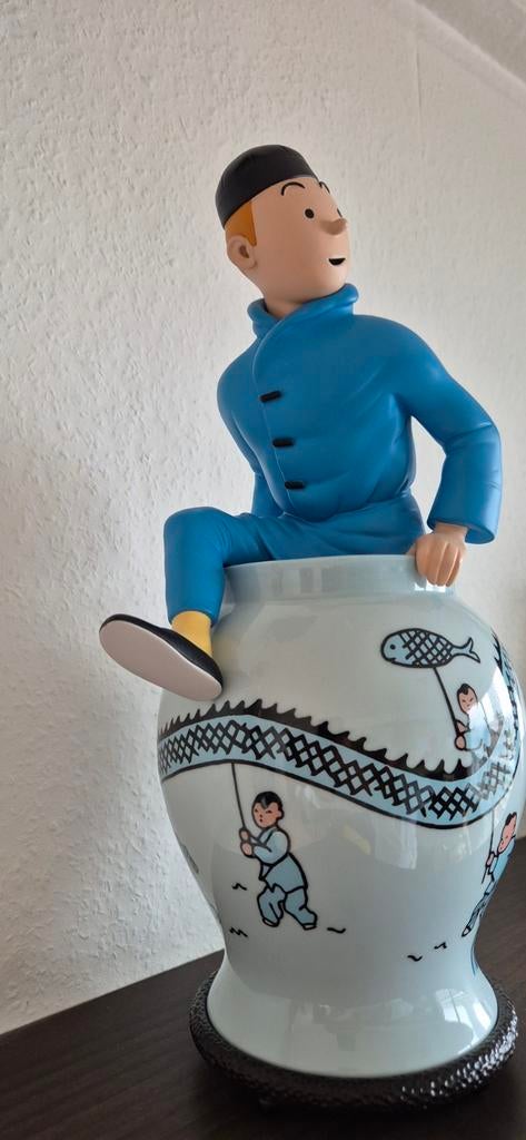 Beeld kuifje, Verzamelen, Stripfiguren, Ophalen of Verzenden, Kuifje, Zo goed als nieuw, Beeldje of Figuurtje