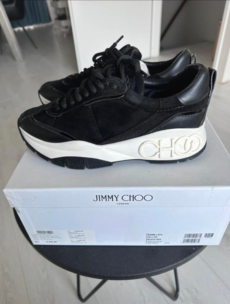 Jimmy Choo Raine sneakers zwart - Maat 37, Kleding | Dames, Schoenen, Gedragen, Sneakers of Gympen, Zwart, Ophalen of Verzenden