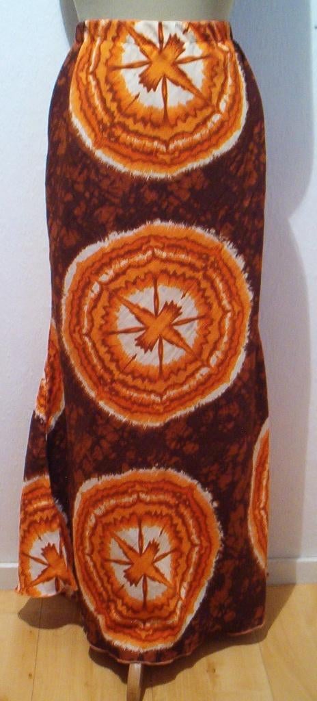 Batik print Afrika/Ibiza/hippie/ethnic rok! 40, Maat 38/40 (M), Verzenden, Oranje, Zo goed als nieuw