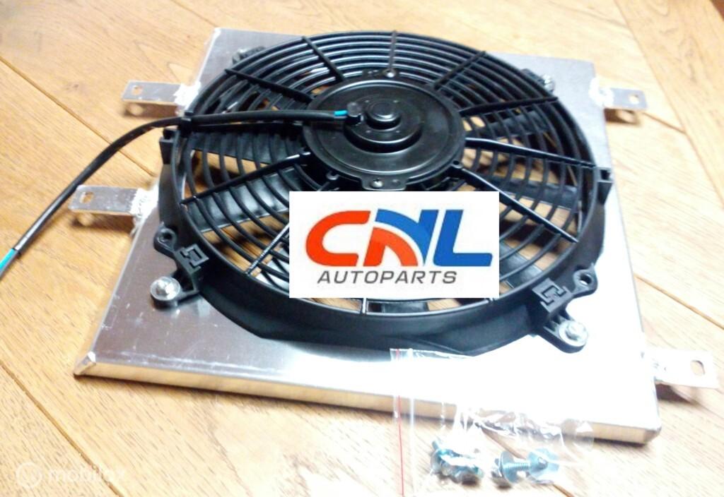 Radiator & Shroud & Fan Honda Civic EG EK D15 D16 28mm, Nieuw, Ophalen of Verzenden