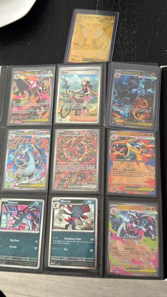 Phantasmal Flames Master set helemaal compleet Charizard, Ophalen of Verzenden, Nieuw, Meerdere kaarten