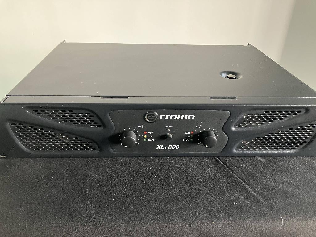 Crown XLI 800 versterker 2x 300W op 4Ohm, Ophalen of Verzenden, Gebruikt, Licht, Geluidgestuurd