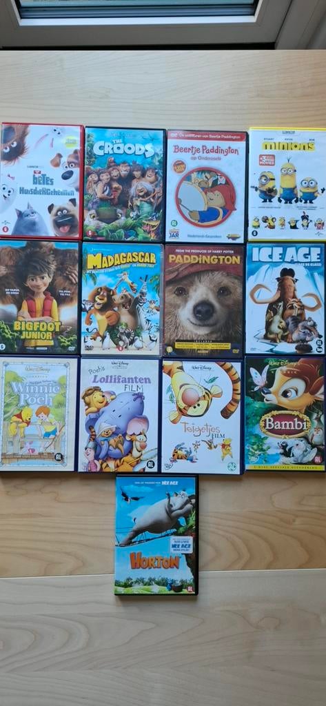 Verzameling leuke kinder familie films, Gebruikt, Alle leeftijden, Kinderprogramma's en -films, Overige typen