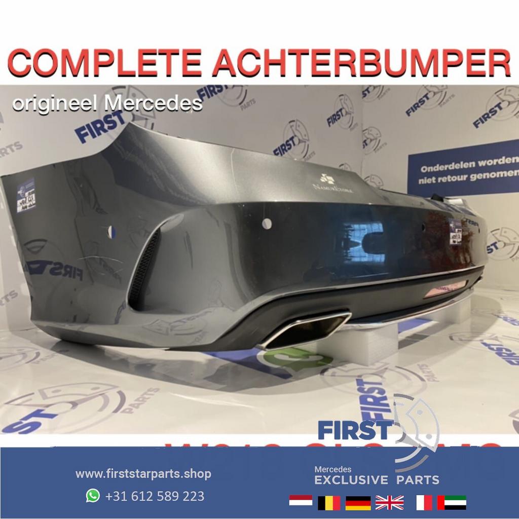 W218 CLS AMG ACHTERBUMPER + UITLAAT SIERSTUKKEN COMPLEET ZWA, Gebruikt, -, -, Ophalen of Verzenden