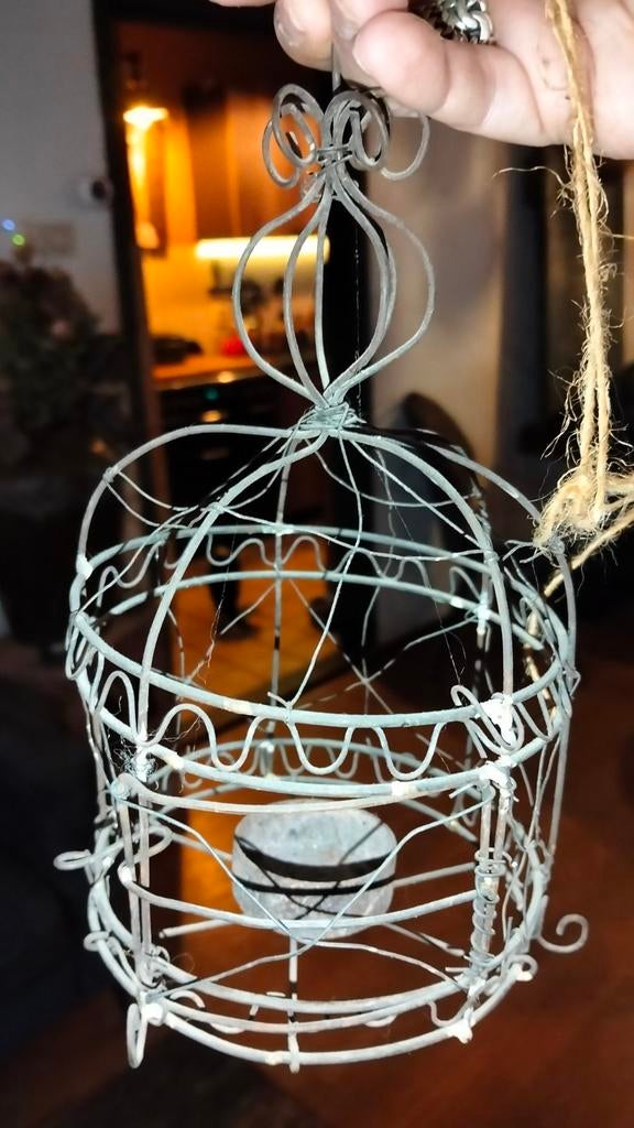 Leuk klein brocante hang kooitje, Antiek en Kunst, Ophalen of Verzenden