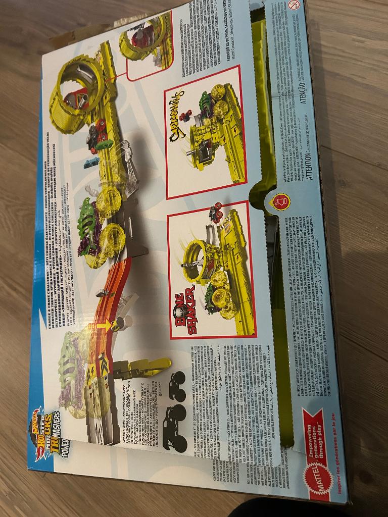 Hot wheels monster trucks, Ophalen, Racebaan, Nieuw, Hot Wheels