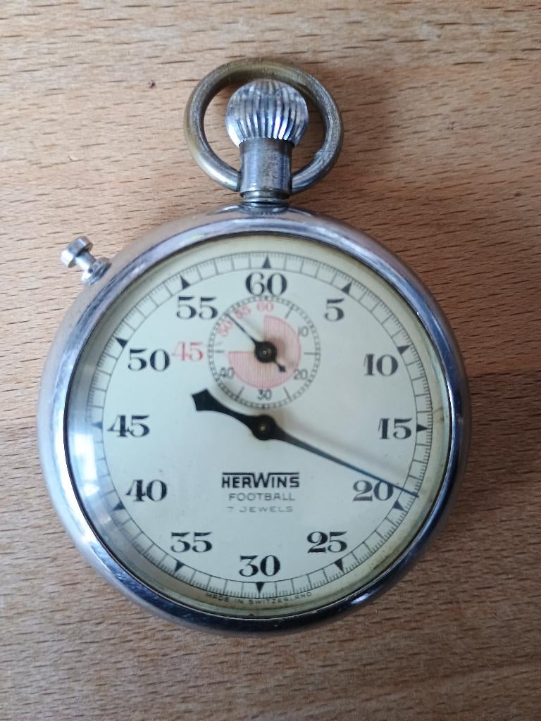 Stopwatch, Zwitsers, Herwins, Ophalen, Gebruikt, Buitenlandse clubs