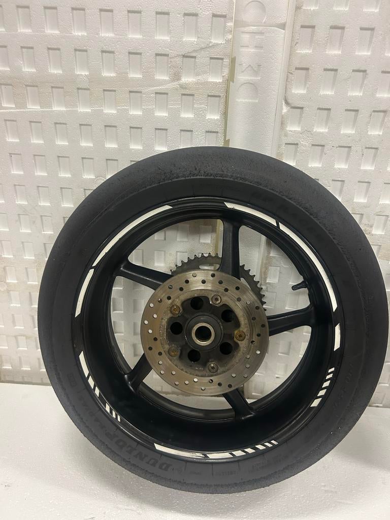 Yamaha R1 2007/2008 Achtervelg met schijf en tandwiel, Ophalen of Verzenden, Gebruikt