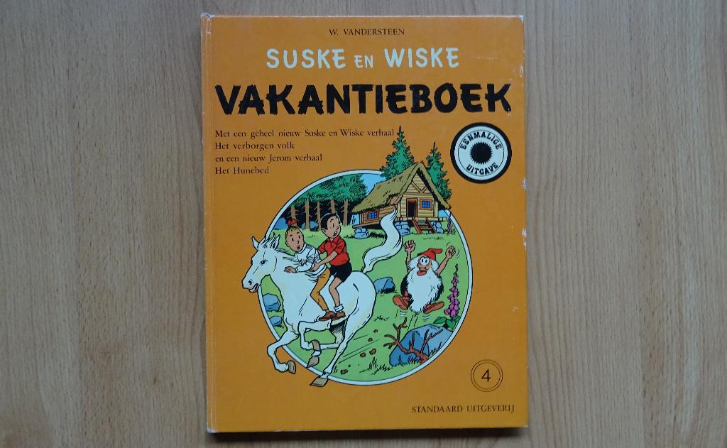 Suske en Wiske Vakantieboek 4, Eén stripboek, Ophalen of Verzenden, Gelezen