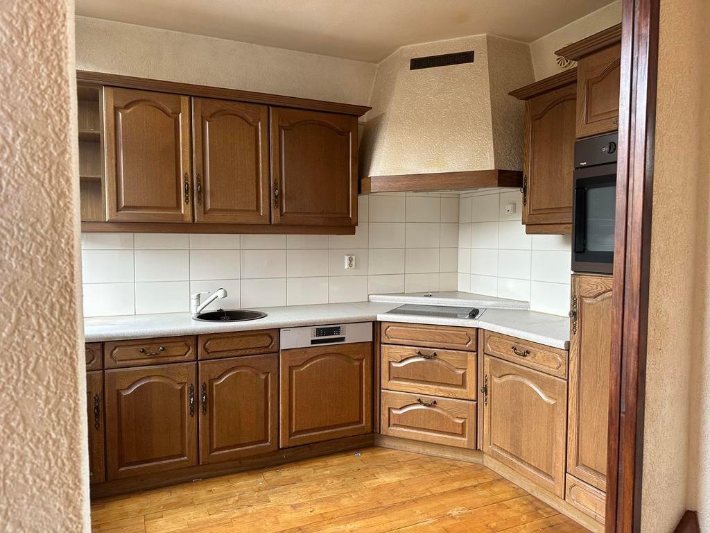 Retro / Vintage Bruynzeel keuken in goede staat, Ophalen, Gebruikt, Bruin, Hoekkeuken