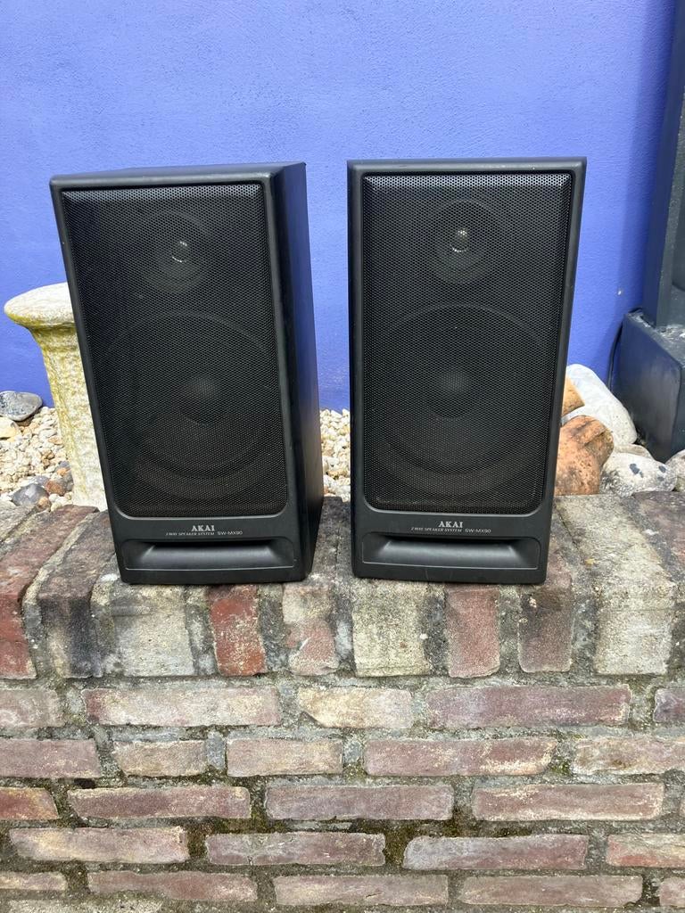 Akai SW-MX90 speakers, Audio, Tv en Foto, Overige merken, Gebruikt, Ophalen of Verzenden, Minder dan 60 watt