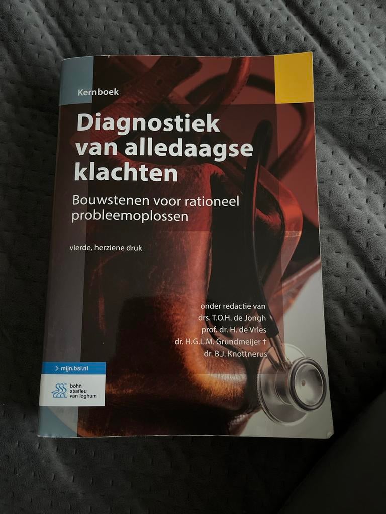 Diagnostiek van alledaagse klachten, vierde, herziende druk, Ophalen of Verzenden, Gamma, Gelezen, WO