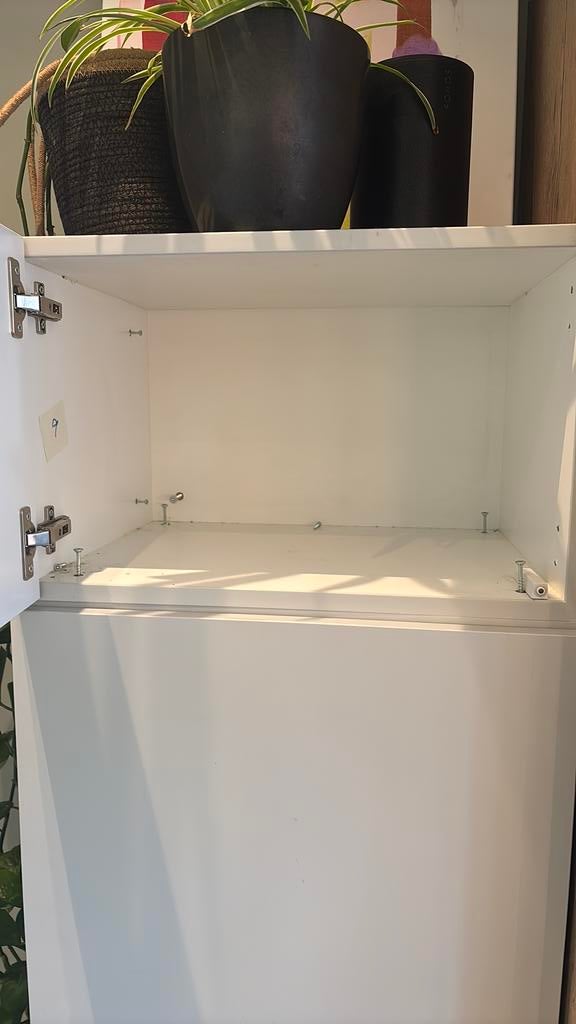 Wandkast lichtgrijs, Ophalen, 100 tot 150 cm, Minder dan 150 cm, 25 tot 50 cm