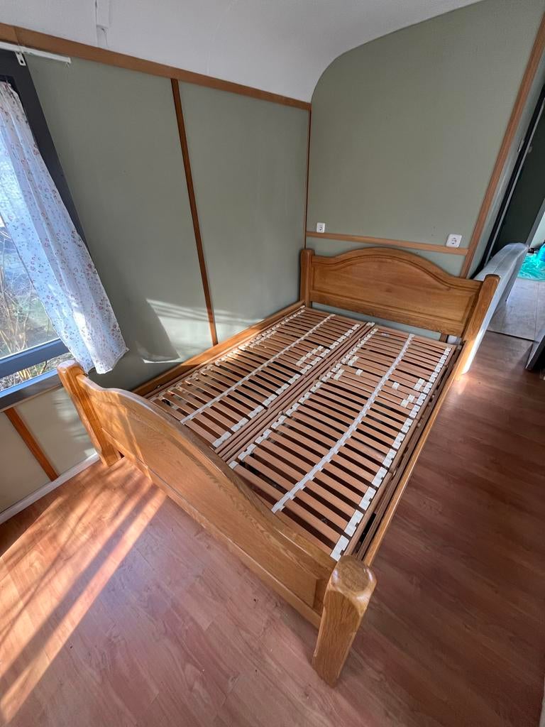 Elektrisch verstelbaar bed rebell elektro, 90 cm, Eenpersoons, Bruin, Ophalen of Verzenden