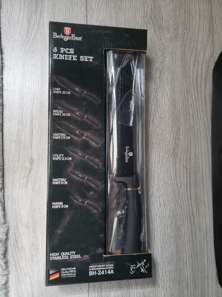 Berlinger Haus 6-delige messenset – nieuw, Ophalen, Nieuw, Batterij