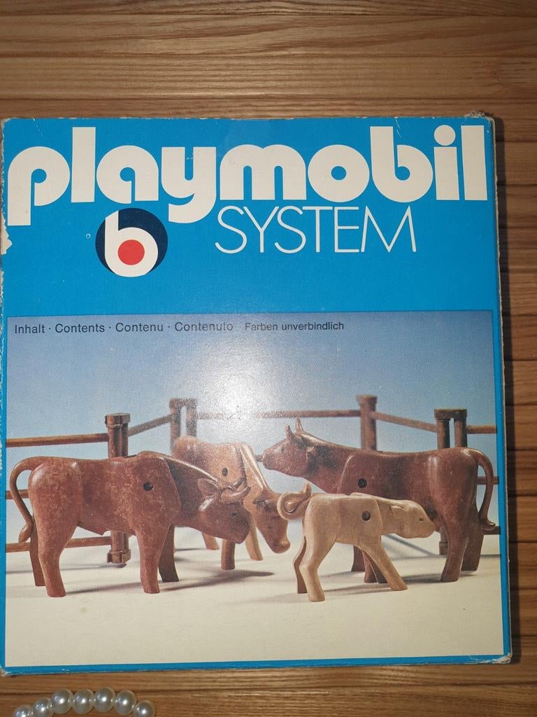 Playmobil 3275 Koeien met hekwerk - Vintage set, Ophalen of Verzenden, Gebruikt, Complete set
