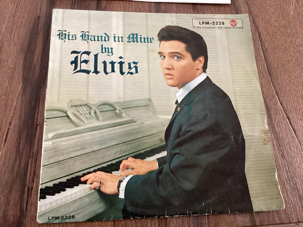 Elvis Presley - His Hand in Mine LP (RCA LPM-2328), Gebruikt, Originele persing, Ophalen of Verzenden, 12 inch