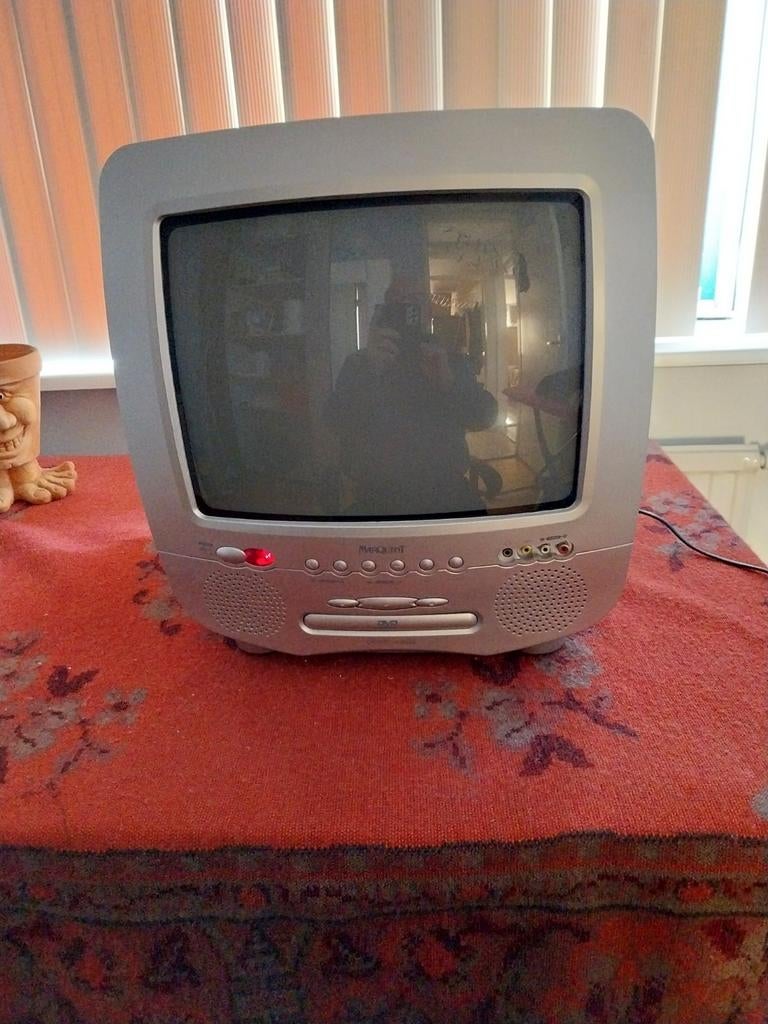 DEFECT MarQuant Draagbare TV met ingebouwde DVD-speler, Gebruikt, 50 Hz, Minder dan 40 cm, Ophalen