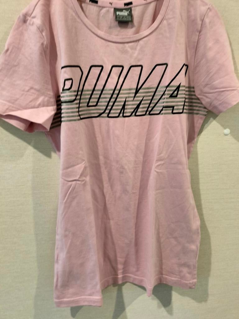 Zgan: Prachtig roze shirt Puma mt 152, Ophalen of Verzenden, Zo goed als nieuw, Meisje, Shirt of Longsleeve