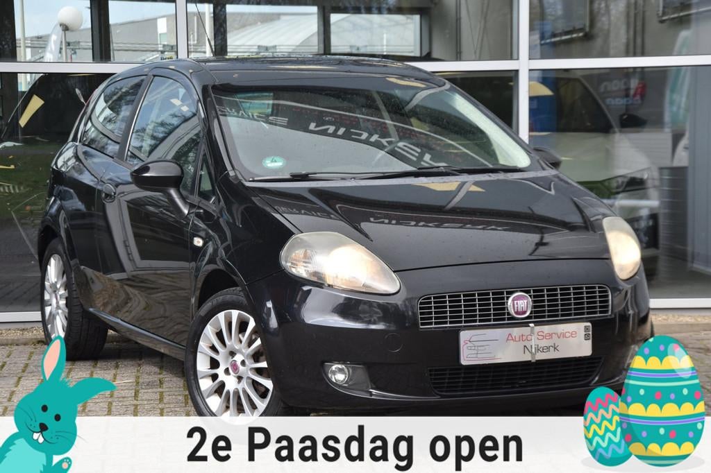 Fiat Grande Punto 1.4 Active airco Elek. Ramen Elek. Ramen 1, Voorwielaandrijving, Stof, Zwart, 4 cilinders