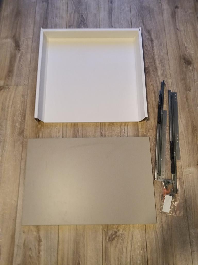 IKEA MAXIMERA lade laag 60x60 met rails en front, Ophalen, Zo goed als nieuw