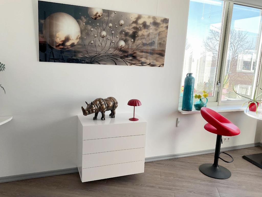 Laden kast hoogglans wit, Ophalen, Gebruikt, 50 tot 100 cm, 3 of 4 laden