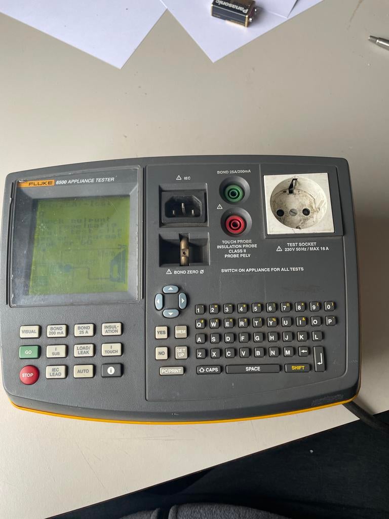 Fluke 6500 Appliance Tester, Doe-het-zelf en Verbouw, Meetapparatuur, Ophalen of Verzenden, Gebruikt, Overige meters