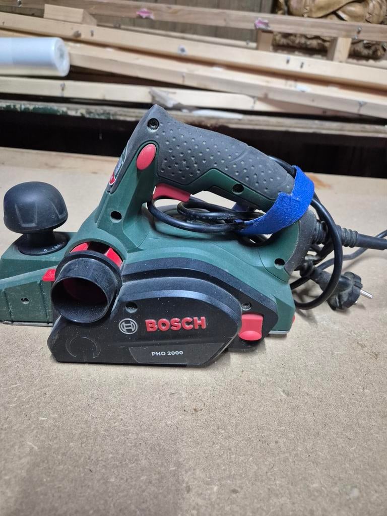 Bosch PHO 2000 elektrische schaafmachine, Ophalen of Verzenden, Zo goed als nieuw