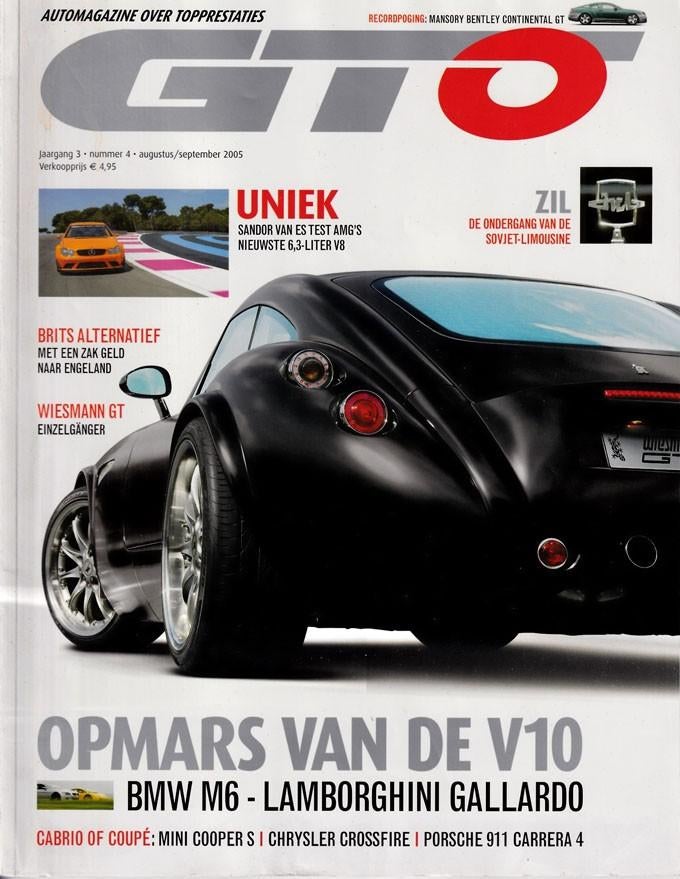 GTO 4 2005 : Wiesmann GT - Chrysler Crossfire - Alpine A110, Boeken, Auto's | Folders en Tijdschriften, Gelezen, Algemeen, Ophalen of Verzenden